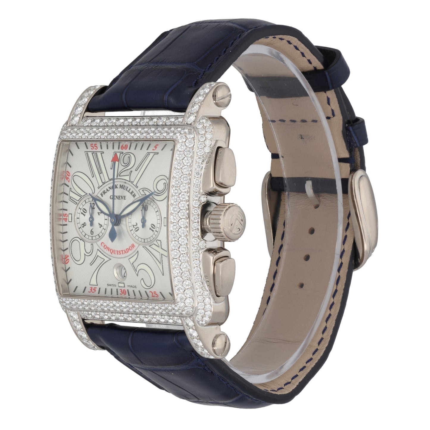 Franck Muller Conquistador Cortez 41mm White Gold Watch