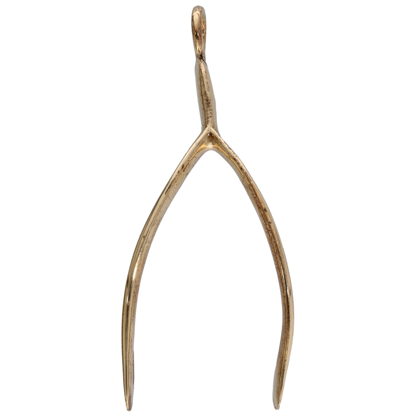 9ct Gold Wishbone Pendant