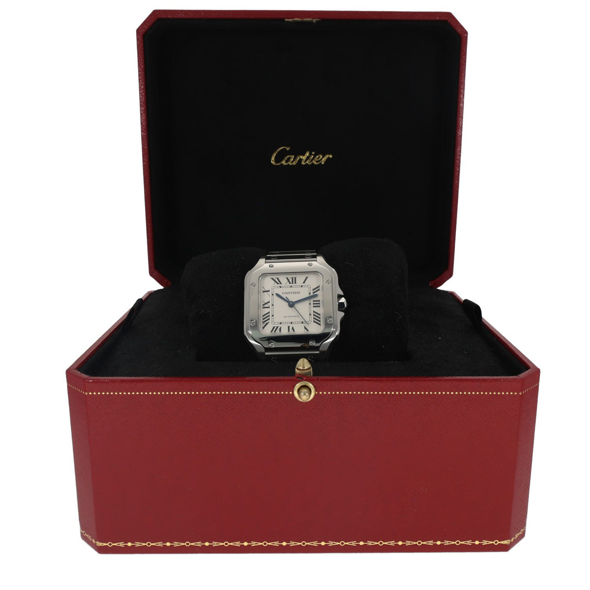 Cartier Santos De Cartier WSSA0010 35mm Stainless Steel Watch