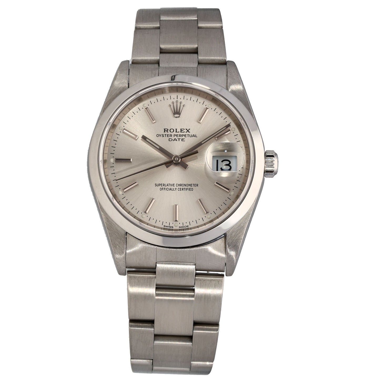 Rolex Date 15200 34mm Stainless Steel Watch