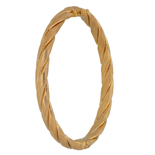 9ct Gold Hinged/Clasp Bangle