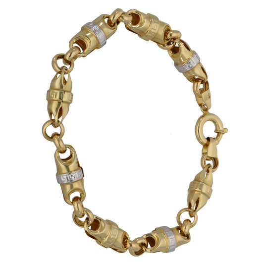 14ct Bi-Colour Gold Alternative Bracelet