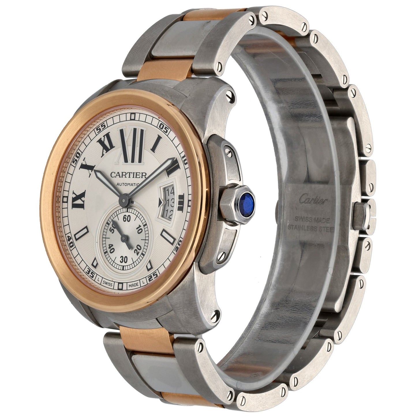 Cartier Calibre De Cartier W7100036 42mm Bi-Colour Watch
