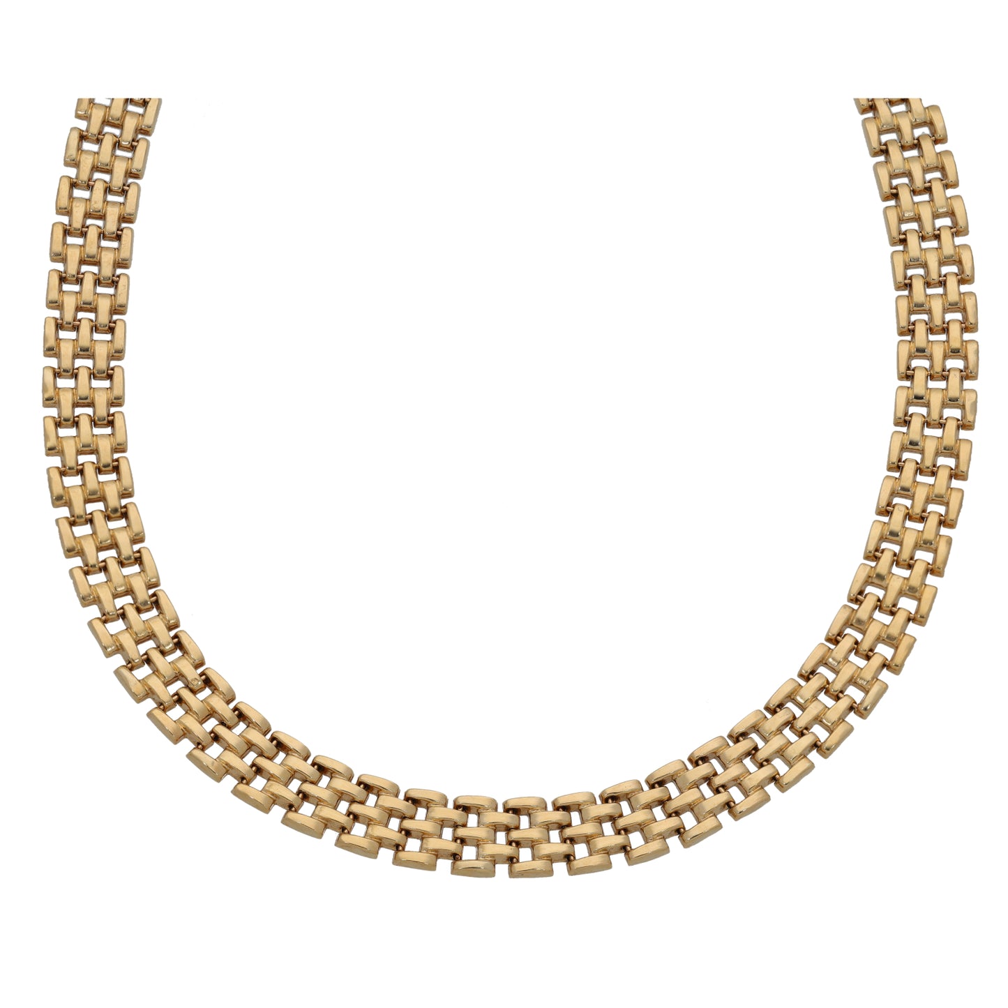 9ct Gold Fancy Necklace 18"