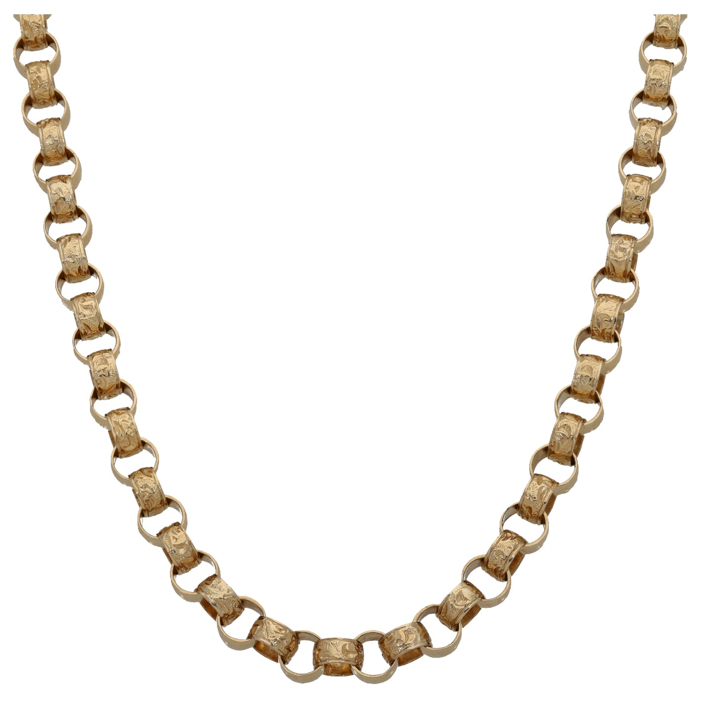 9ct Gold Belcher Chain 24"