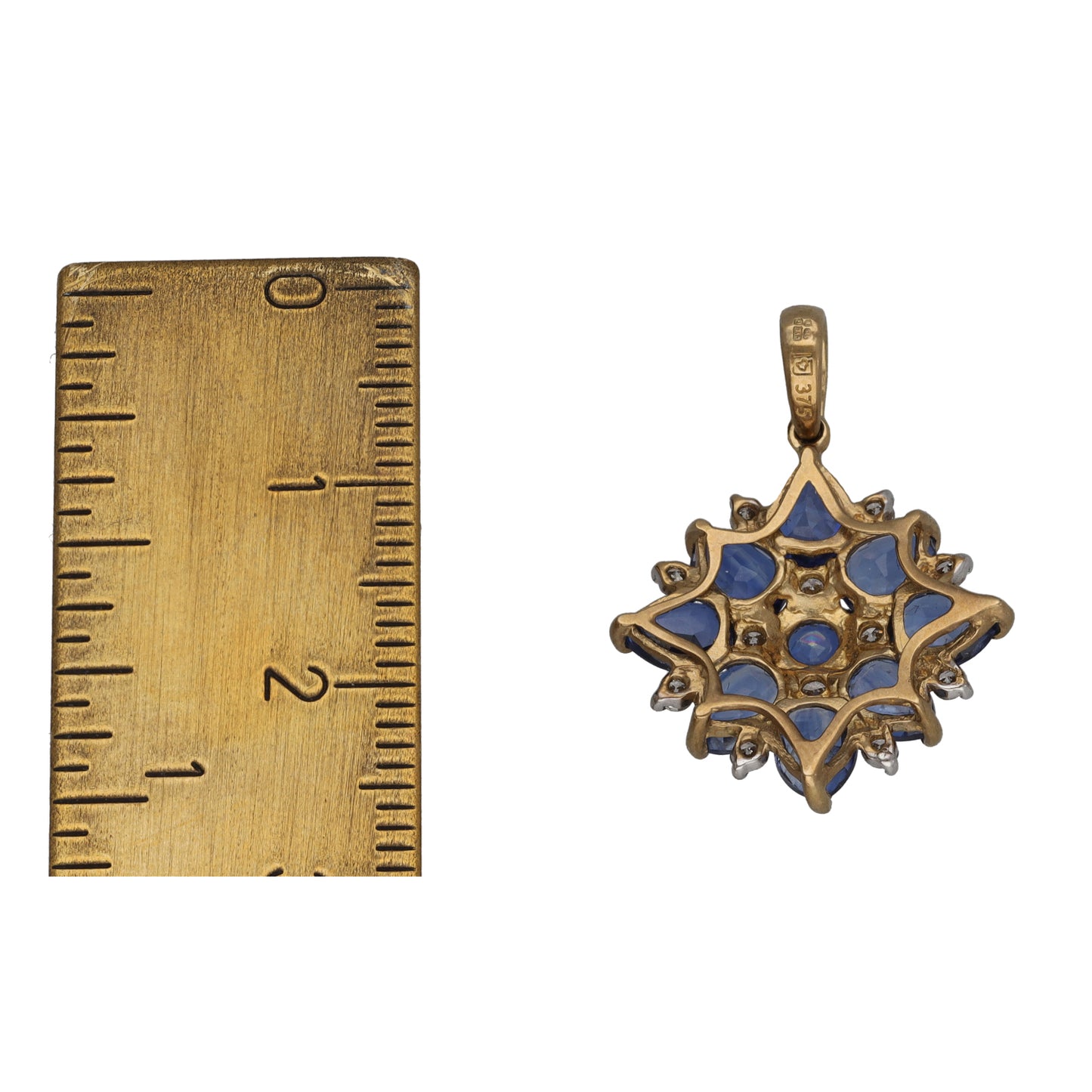 9ct Gold 0.15ct Diamond Dress/Cocktail Pendant