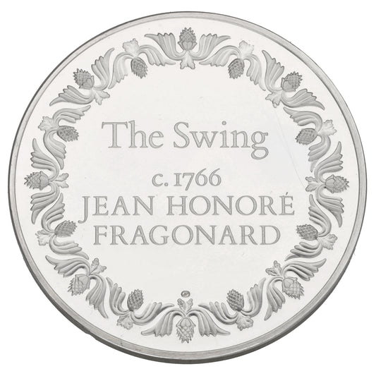 Silver The Swing c.1776 Jean Honore Fragonard Commemorative Coin