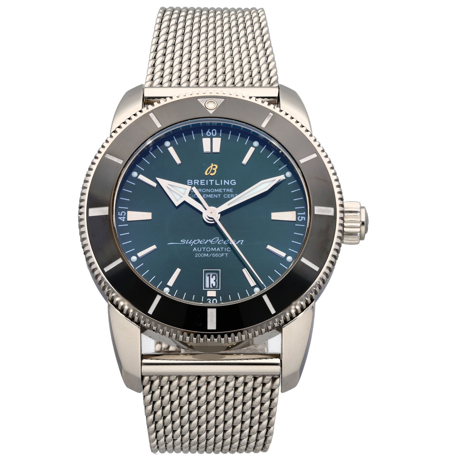 Breitling Superocean AB2020 46mm Stainless Steel Watch | H&T