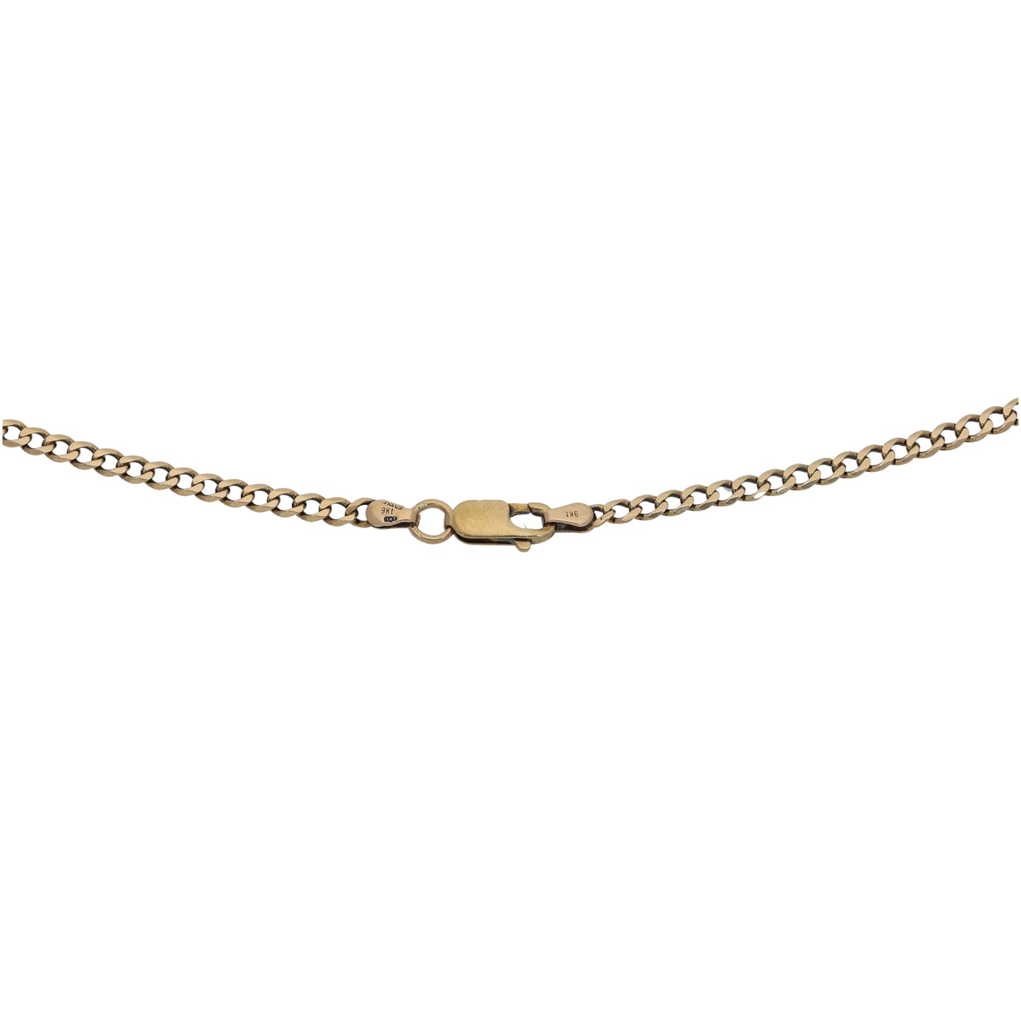 9ct Gold Curb Chain 20"