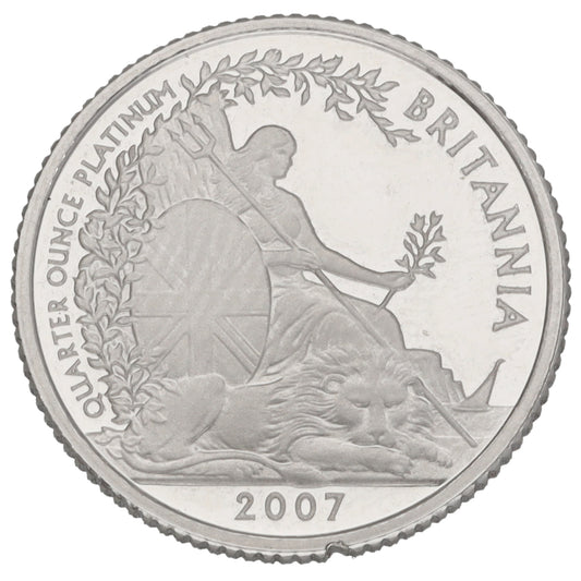 Platinum Queen Elizabeth II 1/4 OZ Britannia Coin 2007