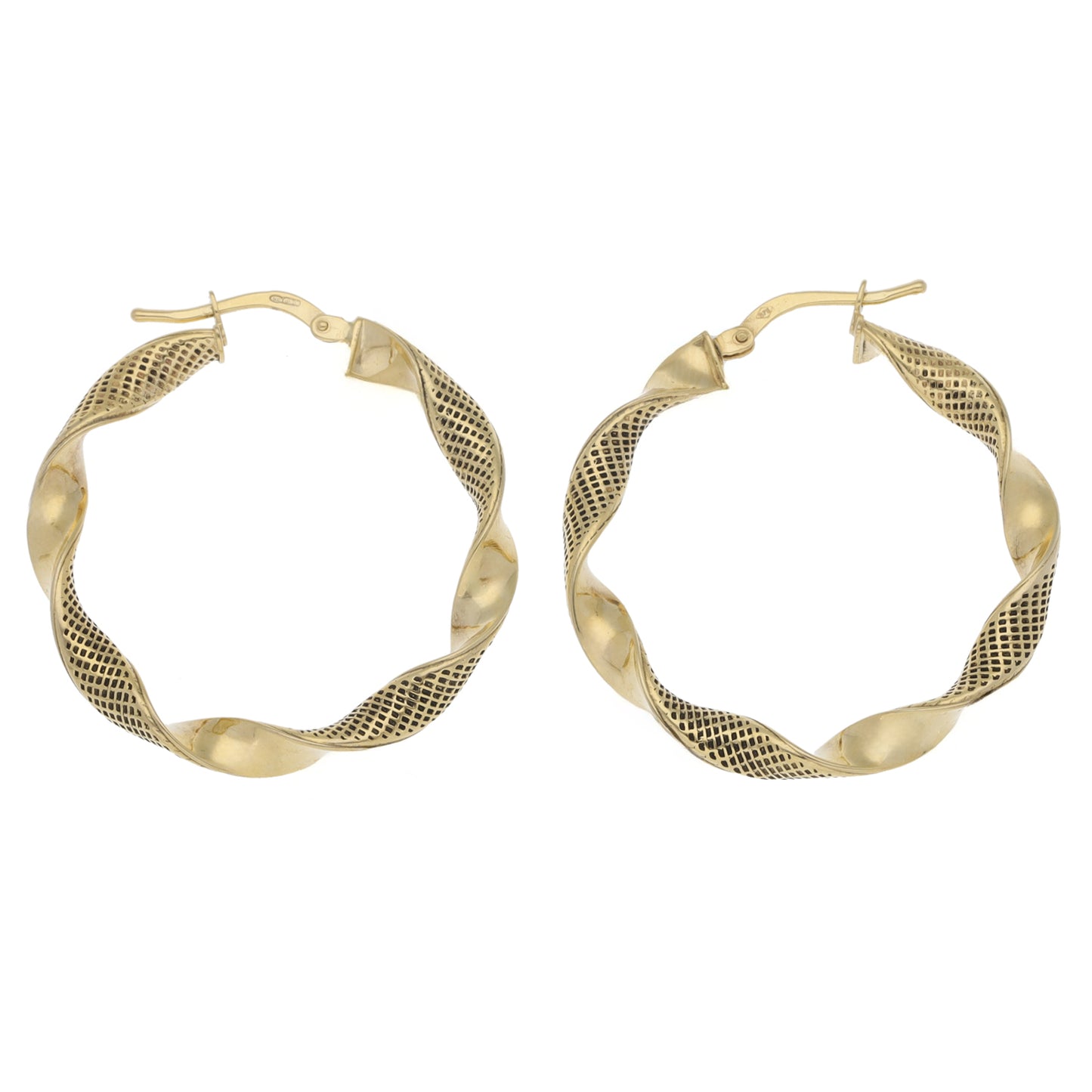 9ct Gold Hoop Earrings