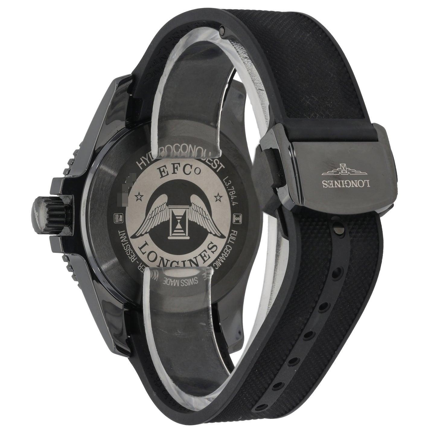 Longines Hydro Conquest l3.784.4 43mm Ceramic Watch