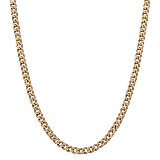 9ct Gold Curb Chain 20"