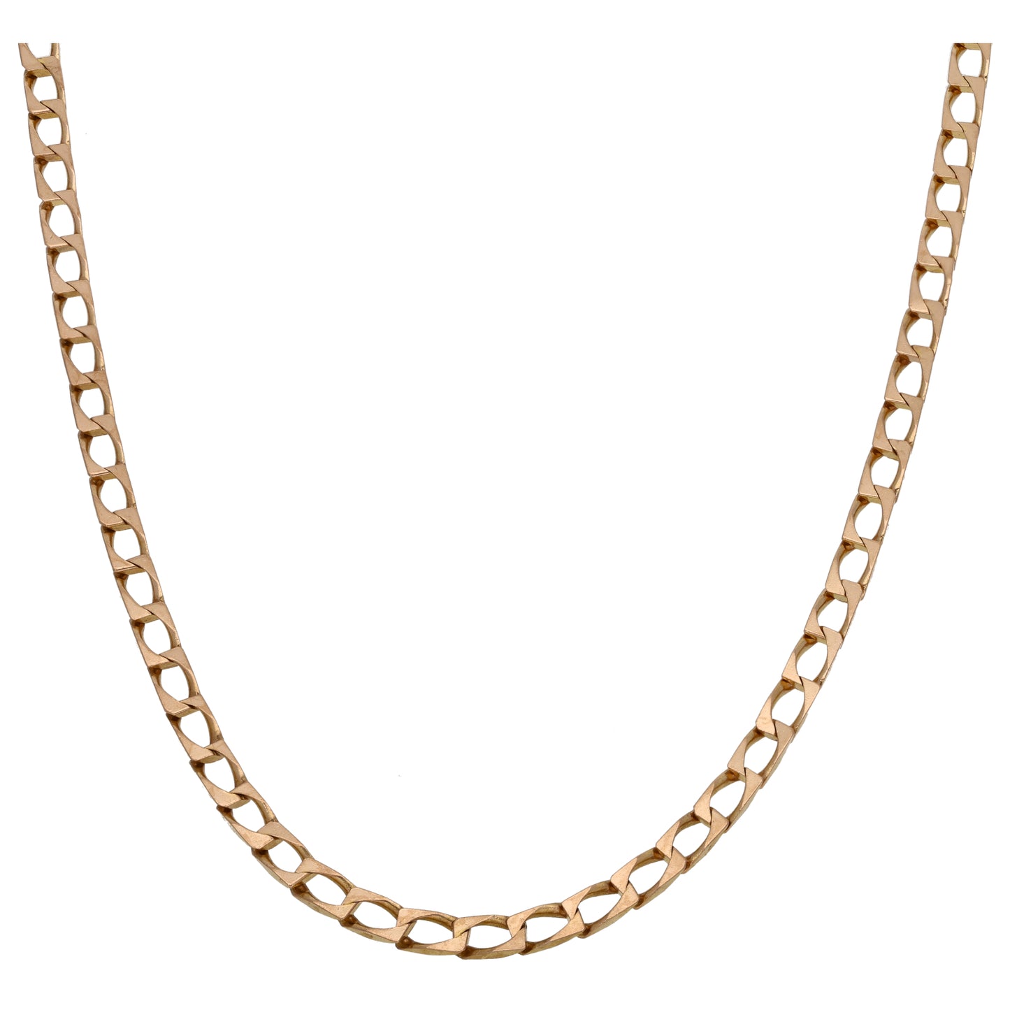 9ct Gold Curb Chain 24"