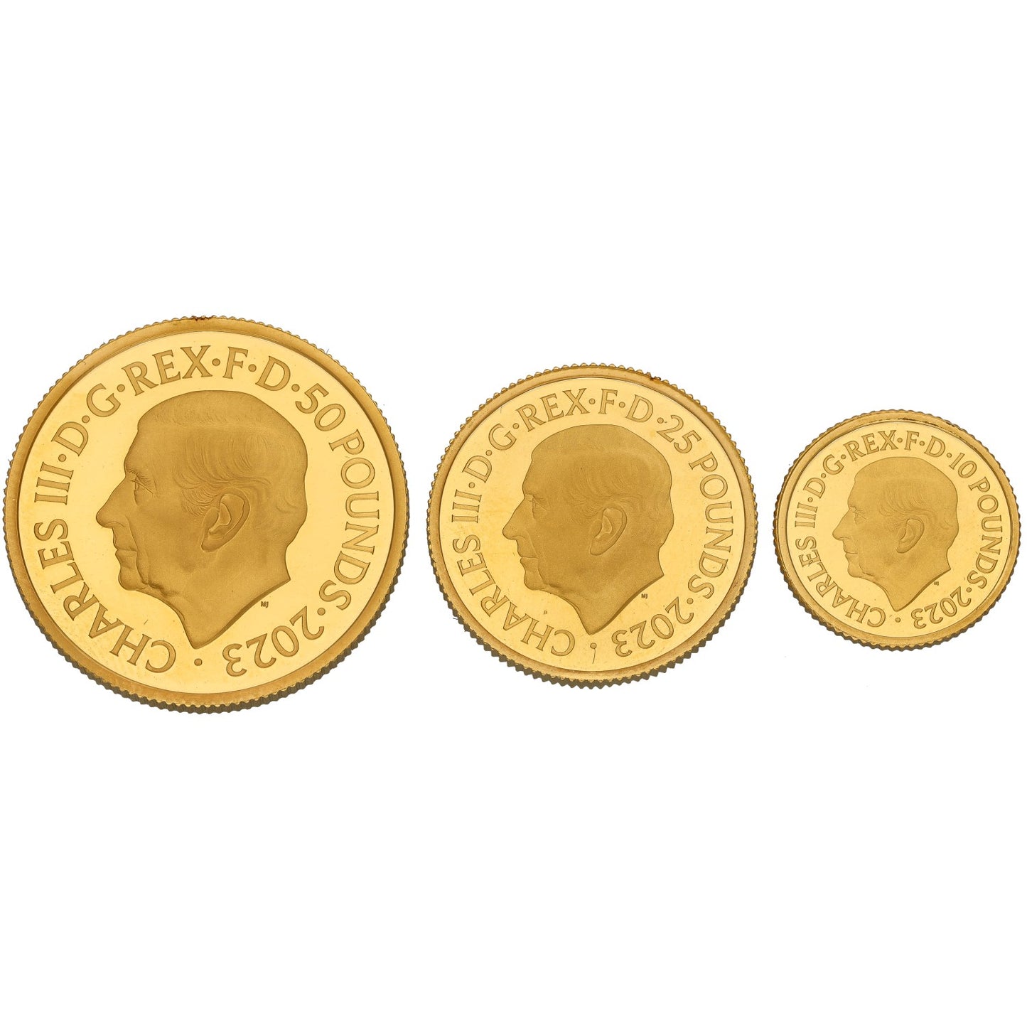 22ct Gold King Charles III Britannia Coin Set 2023