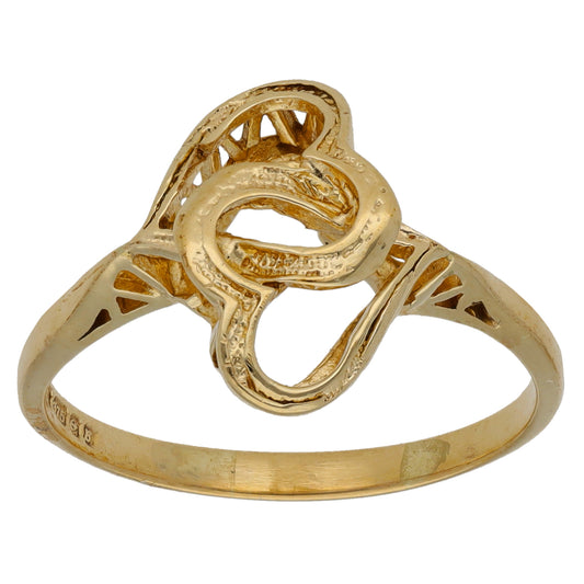 9ct Gold Alternative Ring Size R