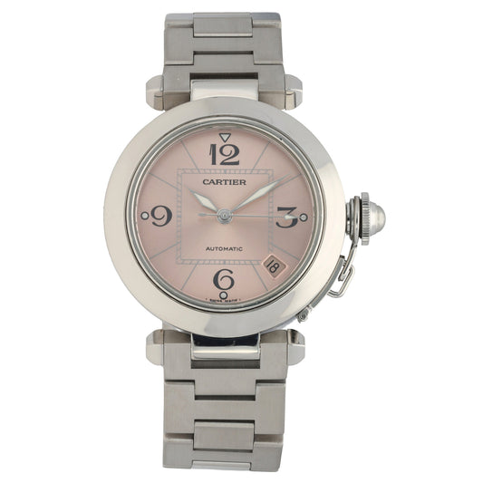 Cartier Pasha W31075M7 35mm Stainless Steel Watch