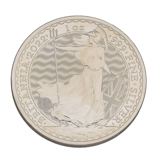 Fine Silver Queen Elizabeth II 1 OZ Britannia Coin 2022