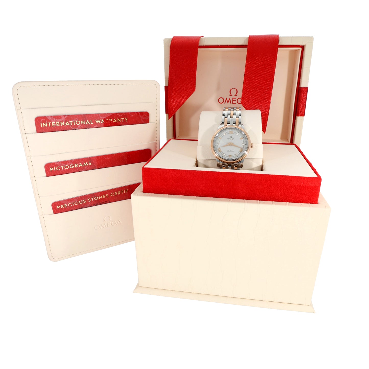 Omega De Ville Prestige 424.20.27.60.52.003 27.4mm Bi-Colour Watch