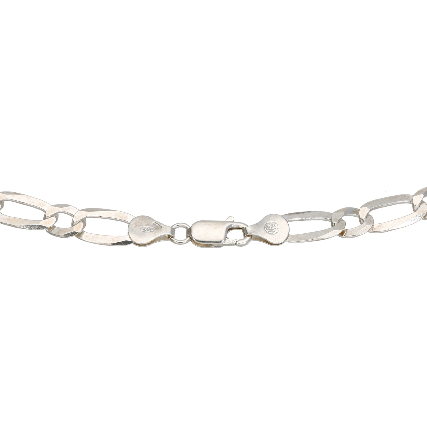 Sterling Silver Figaro Chain 20"