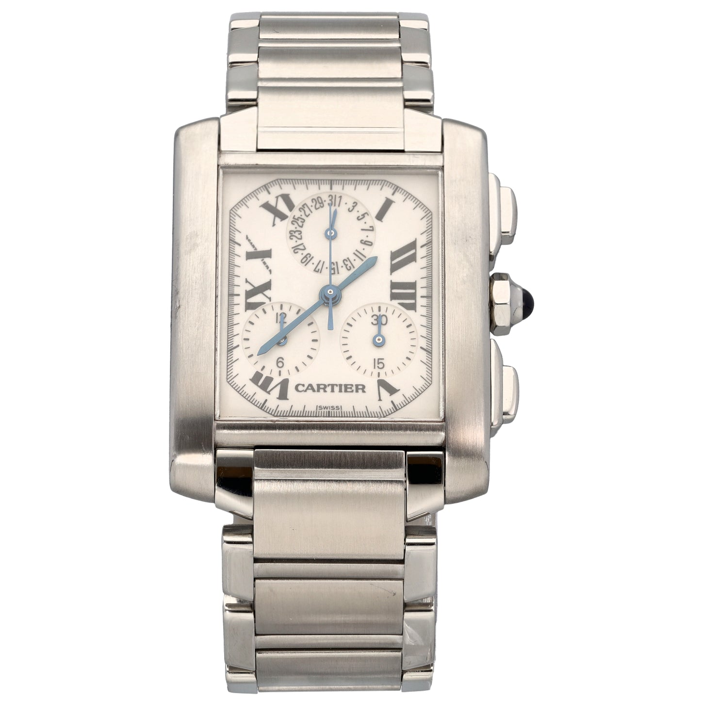 Cartier Tank Francaise W51001Q3 28mm Stainless Steel Watch