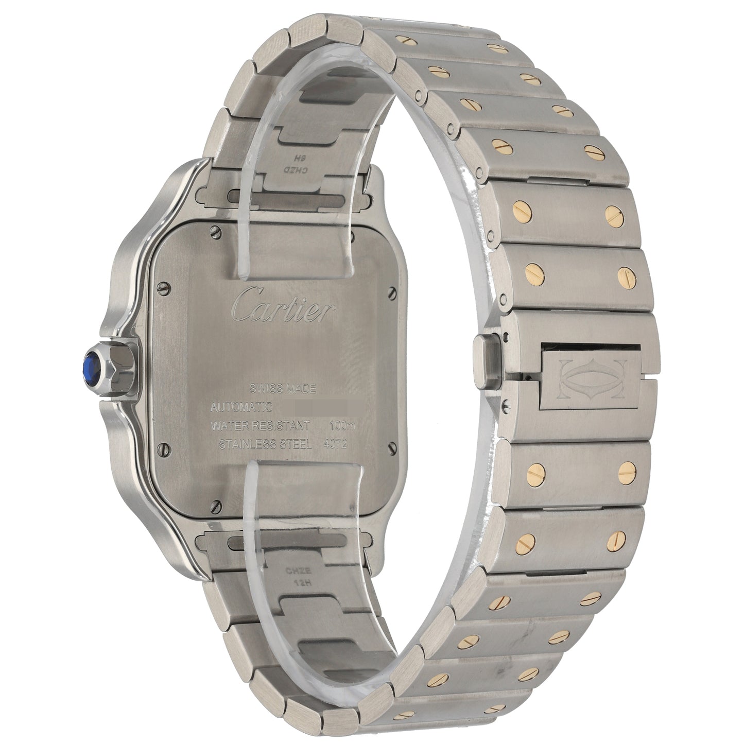 Cartier Santos De Cartier 4072 39.8mm Bi-Colour Watch