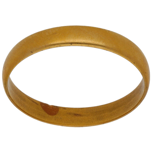22ct Gold Plain Wedding Ring Size W
