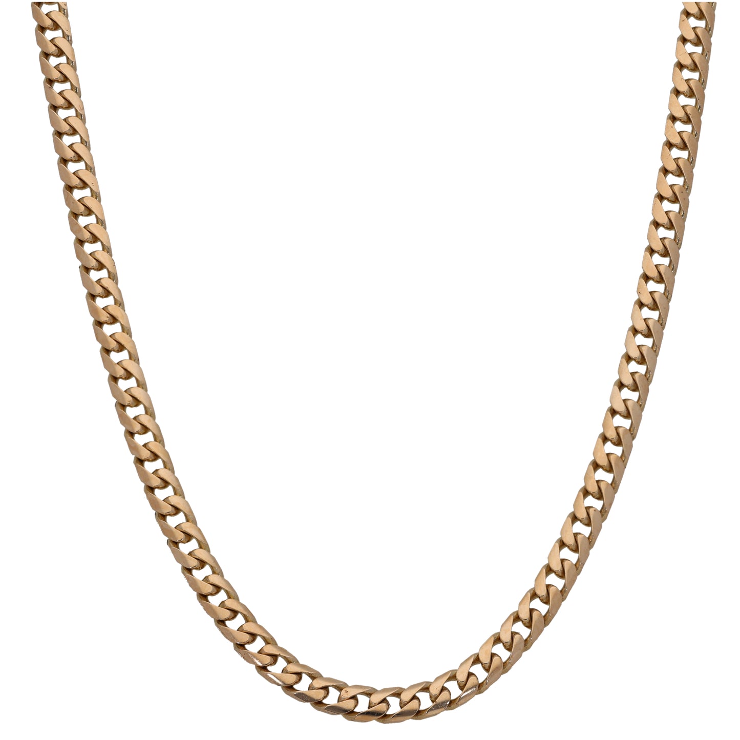 9ct Gold Curb Chain 16"