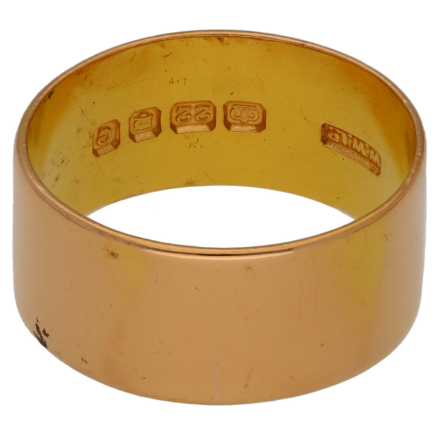 22ct Gold Plain Wedding Ring Size R