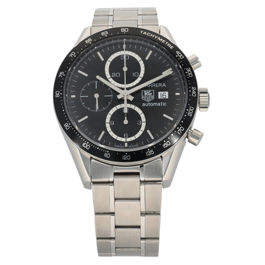 Tag Heuer Carrera CV2010-3 41mm Stainless Steel Watch