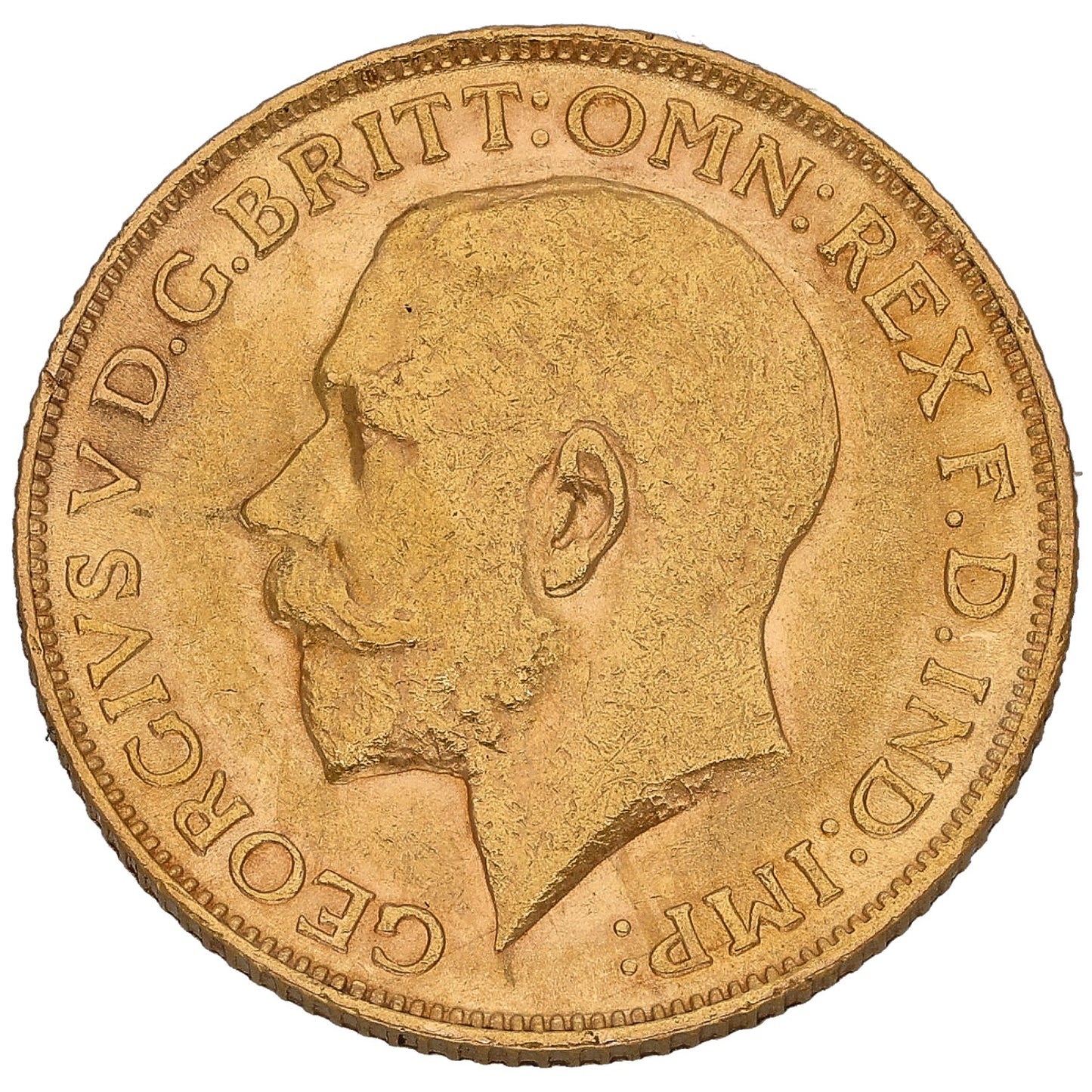 22ct Gold King George V Full Sovereign Coin 1911