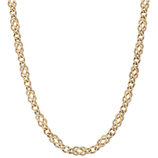 9ct Gold Fancy Necklace 18"