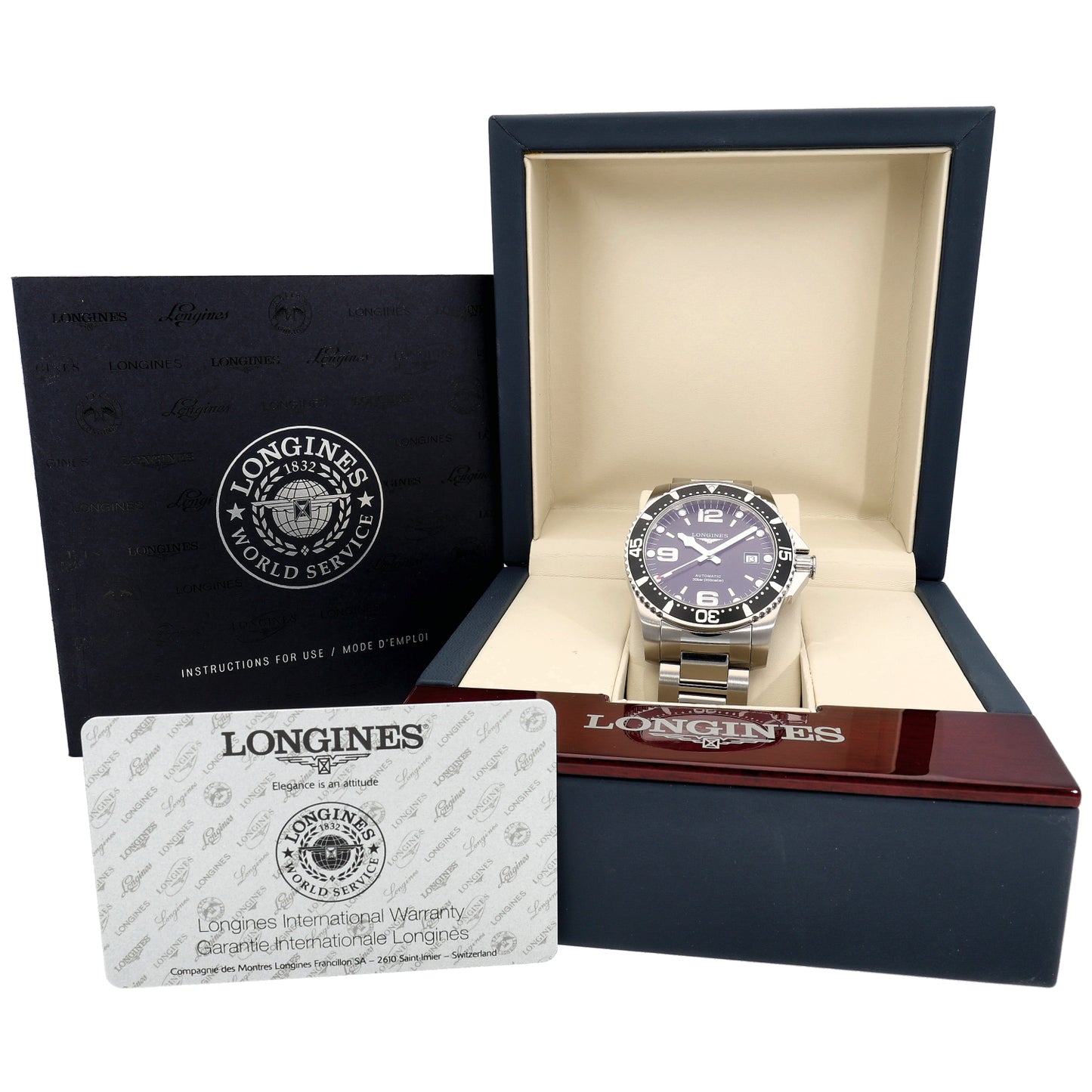 Longines Hydro Conquest L3.742.4 41mm Stainless Steel Watch
