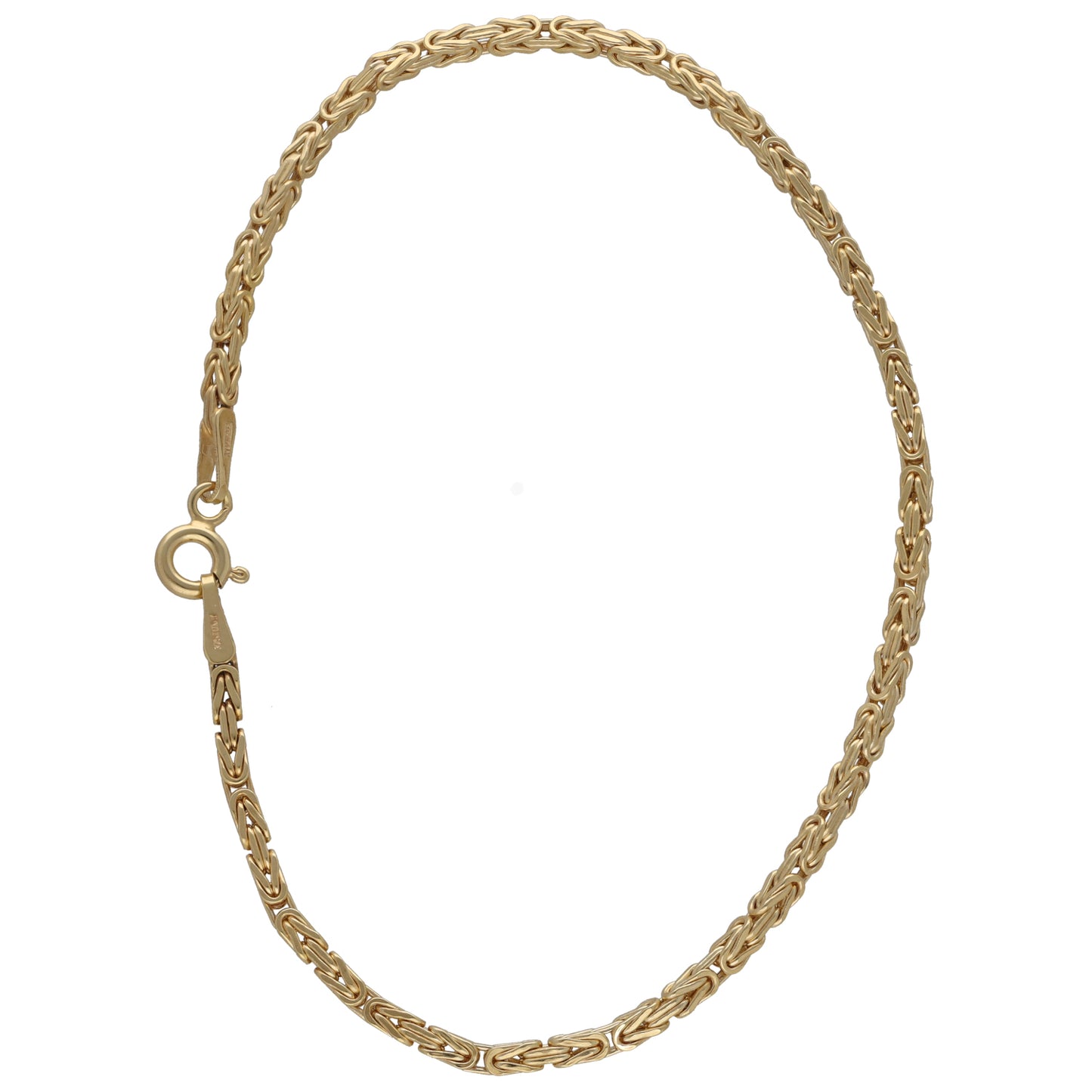 New 9ct Gold Byzantine Bracelet