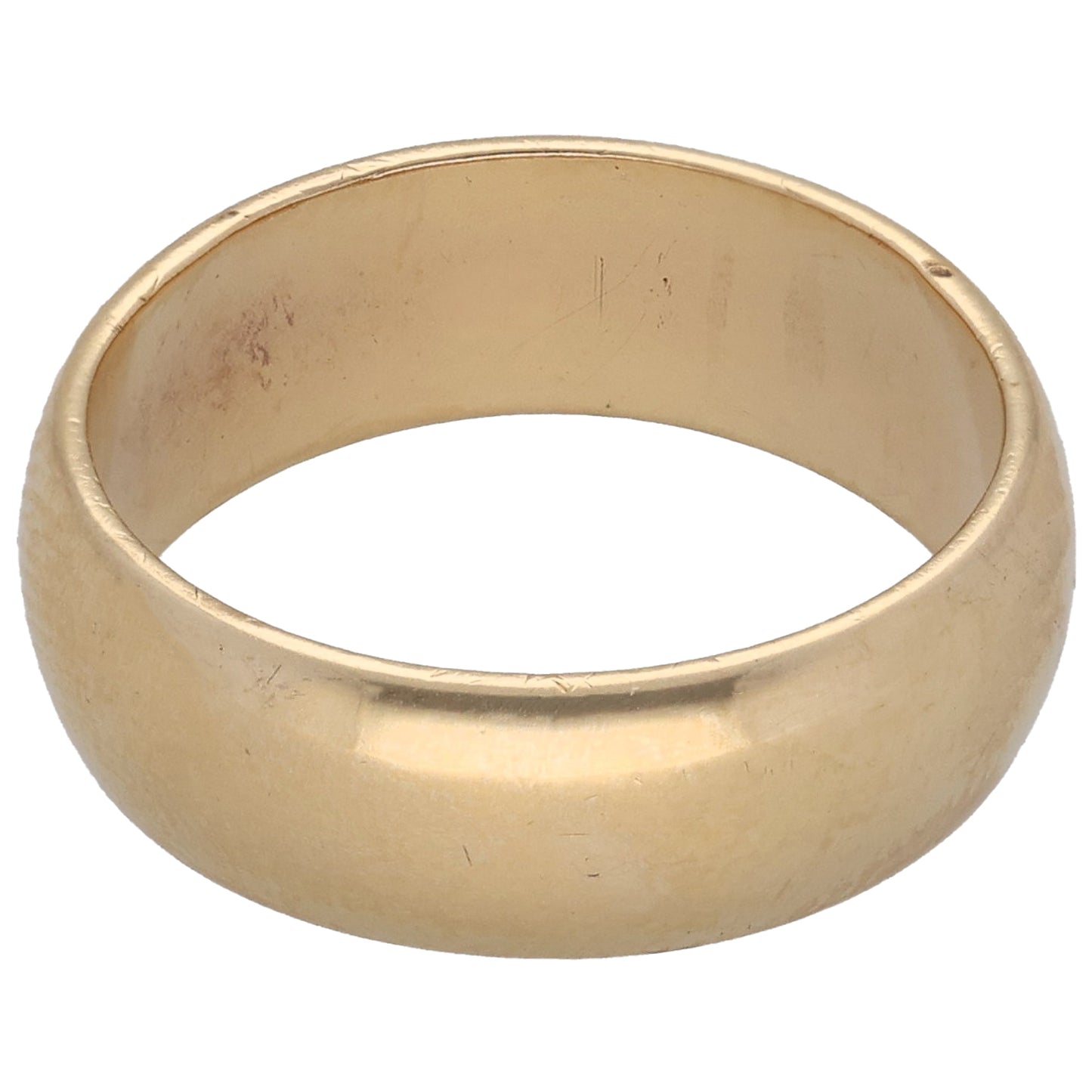 9ct Gold Plain Wedding Ring Size T