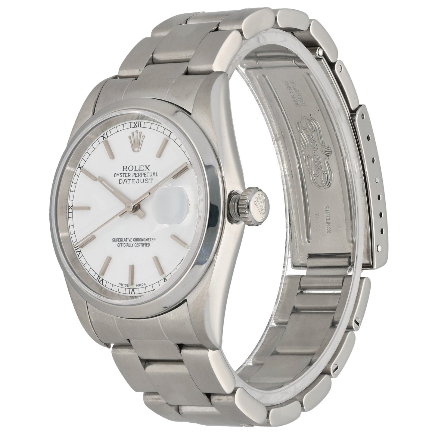 Rolex Datejust 16200 36mm Stainless Steel Watch