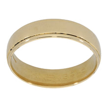 Load image into Gallery viewer, 18ct Gold Patterned Wedding Ring Size X
