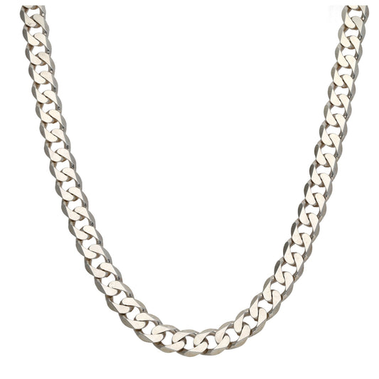 Sterling Silver Curb Chain 24"