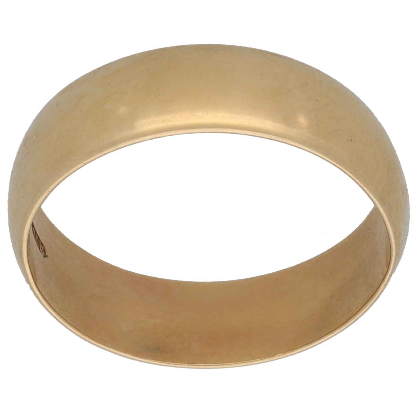 9ct Gold Plain Wedding Ring Size S