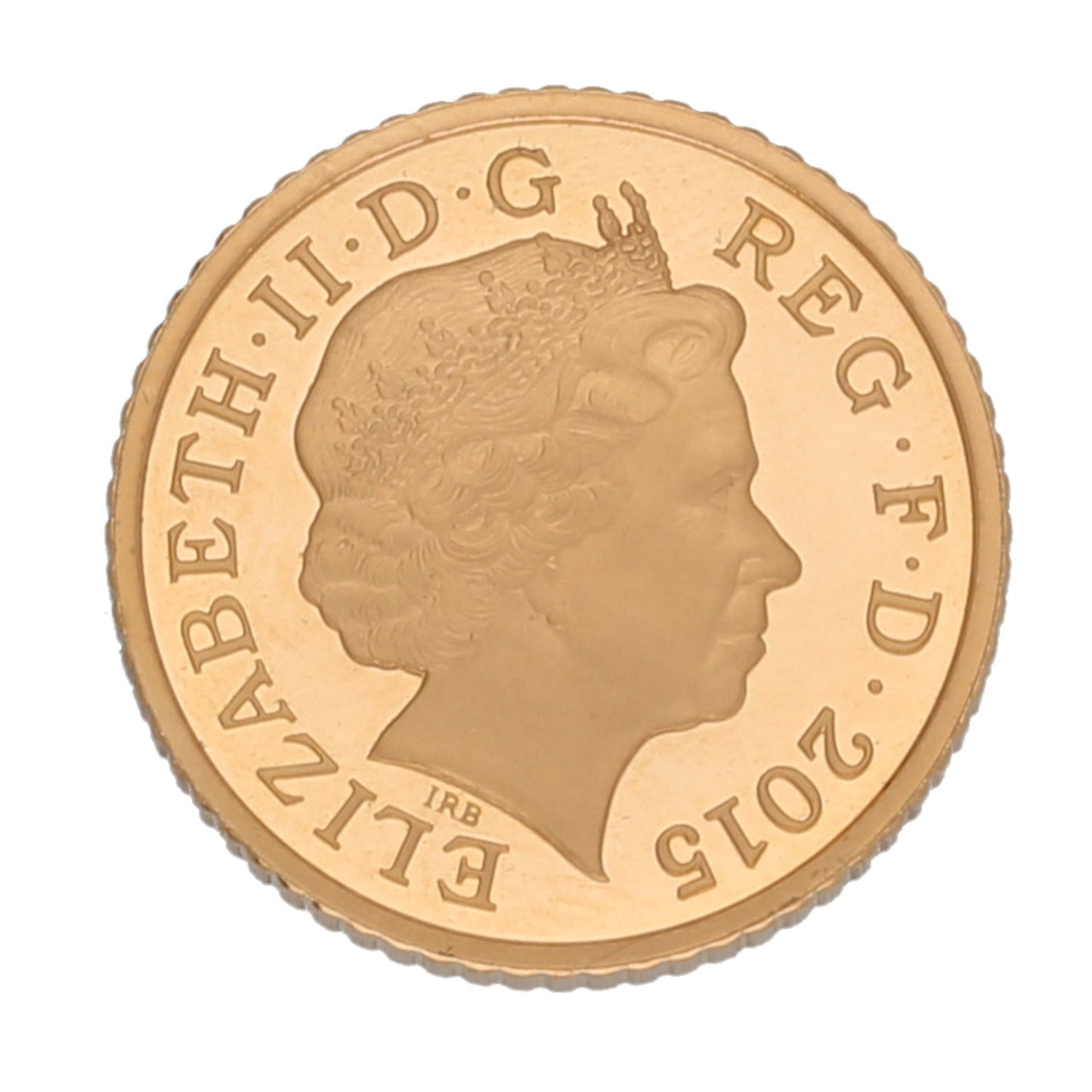 22ct Gold 5 Pence Proof Coin 2015