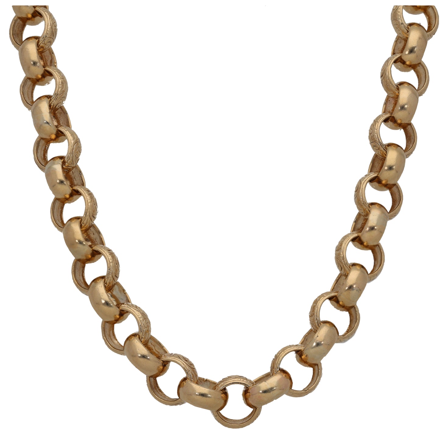 9ct Gold Belcher Chain 28"