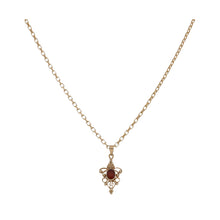 Load image into Gallery viewer, 9ct Gold Carnelian Dress/Cocktail Pendant With Chain
