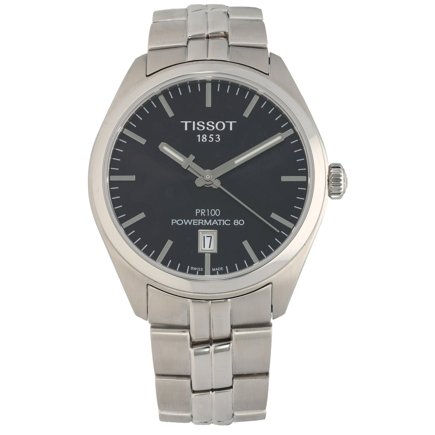 Tissot PR100 T101407 A 38mm Stainless Steel Watch