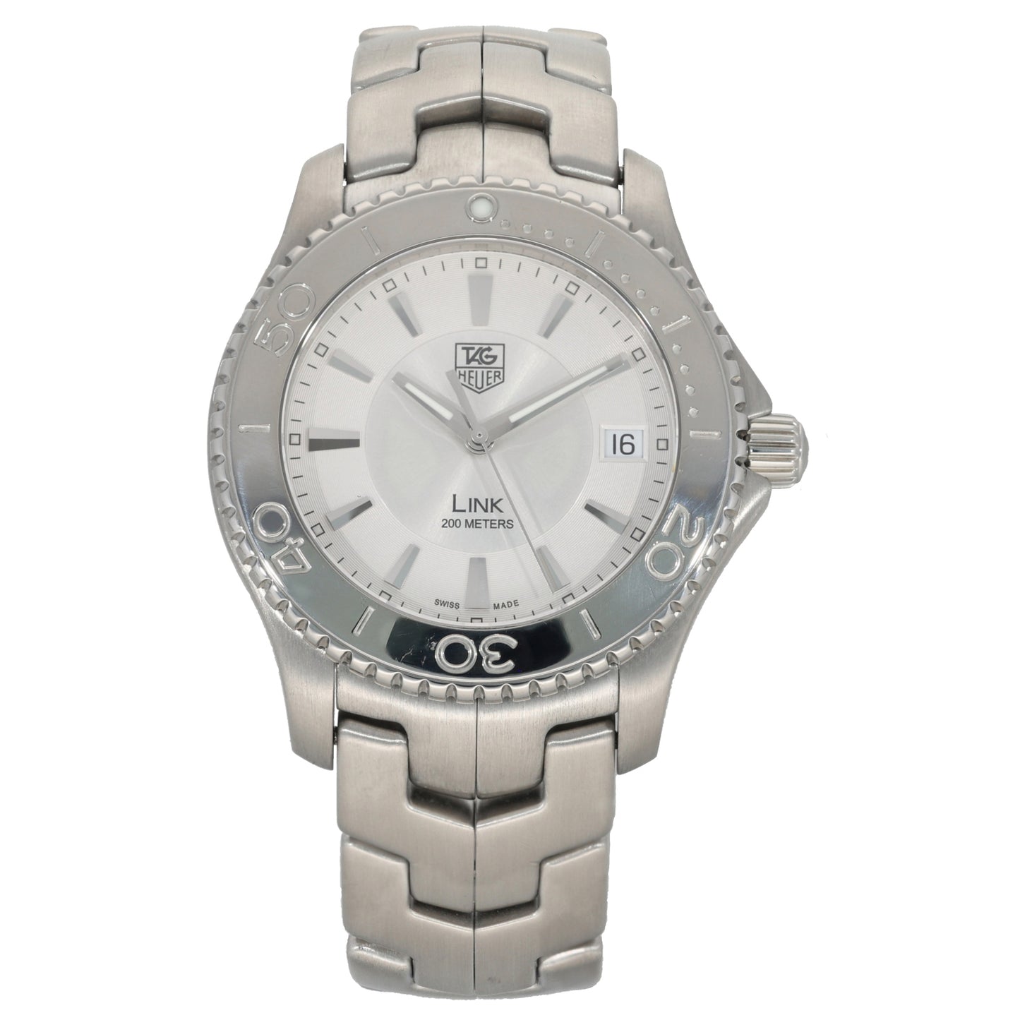 Tag Heuer Link WJ1111 39mm Stainless Steel Watch