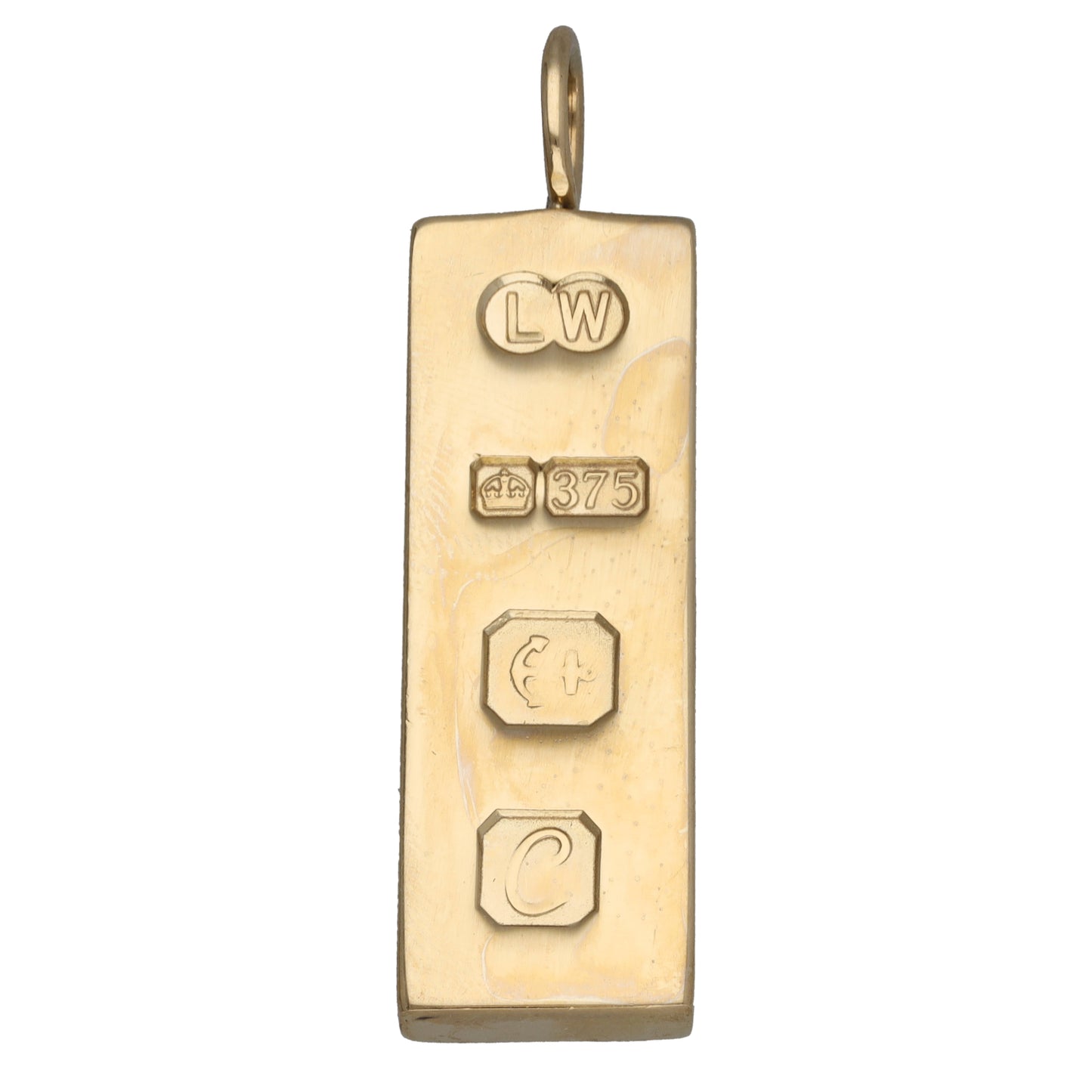 9ct Gold Ingot Pendant