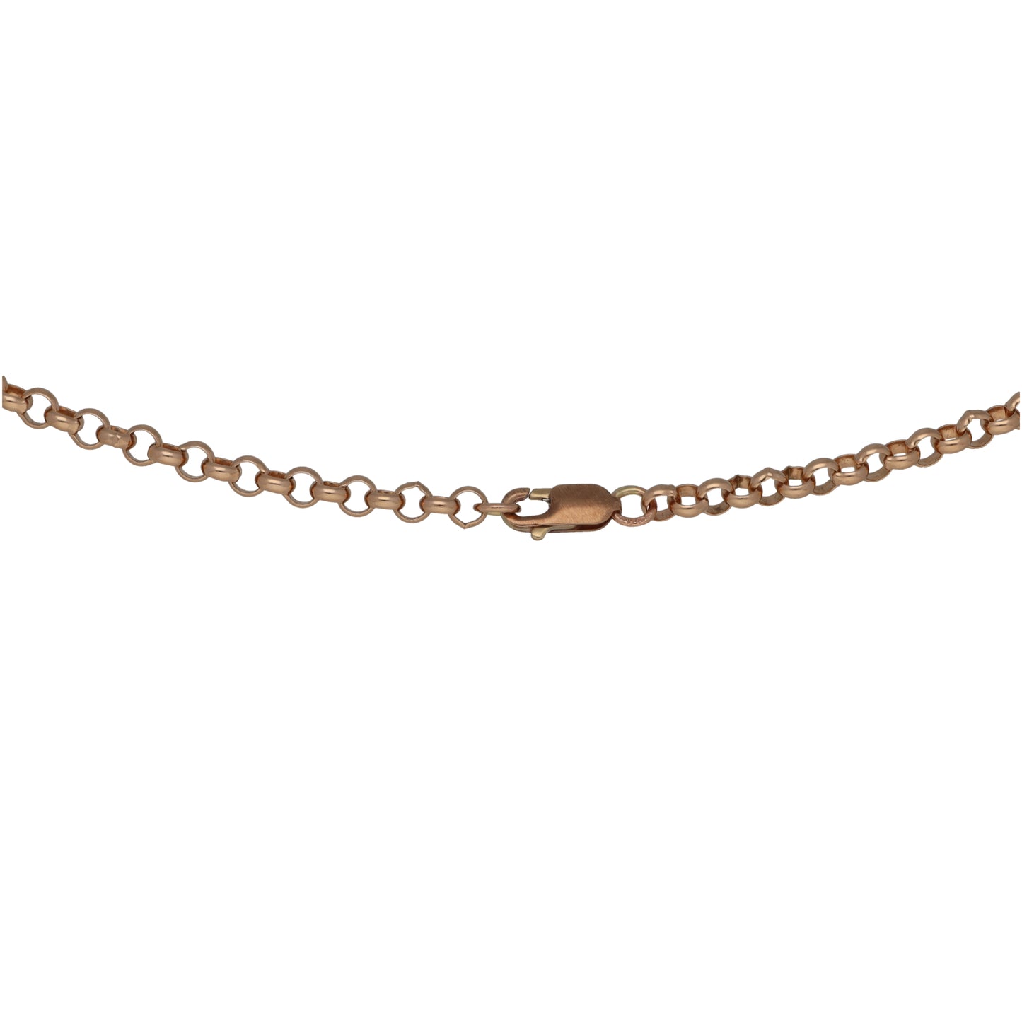 9ct Rose Gold Belcher Chain 30"