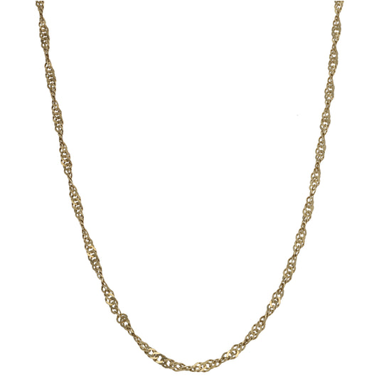 9ct Gold Singapore Chain 18"