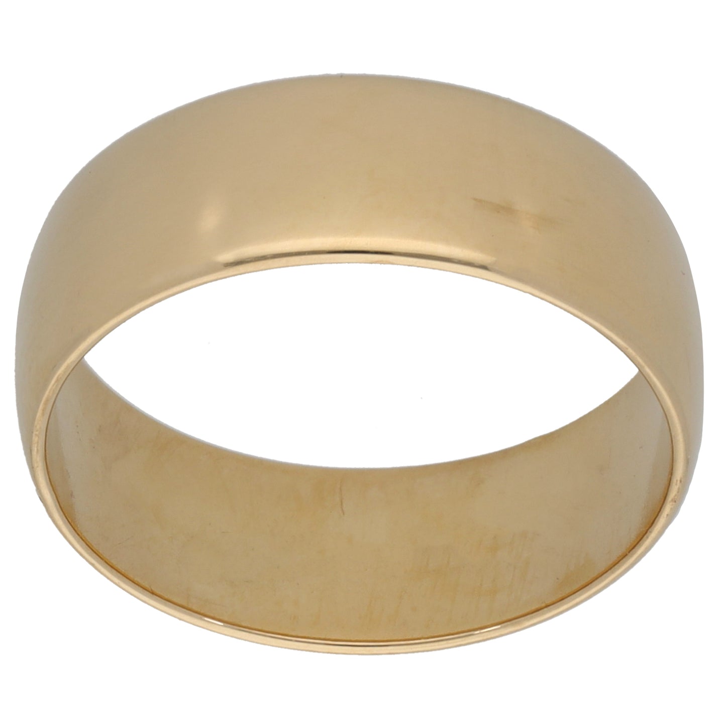 9ct Gold Plain Wedding Ring Size Q