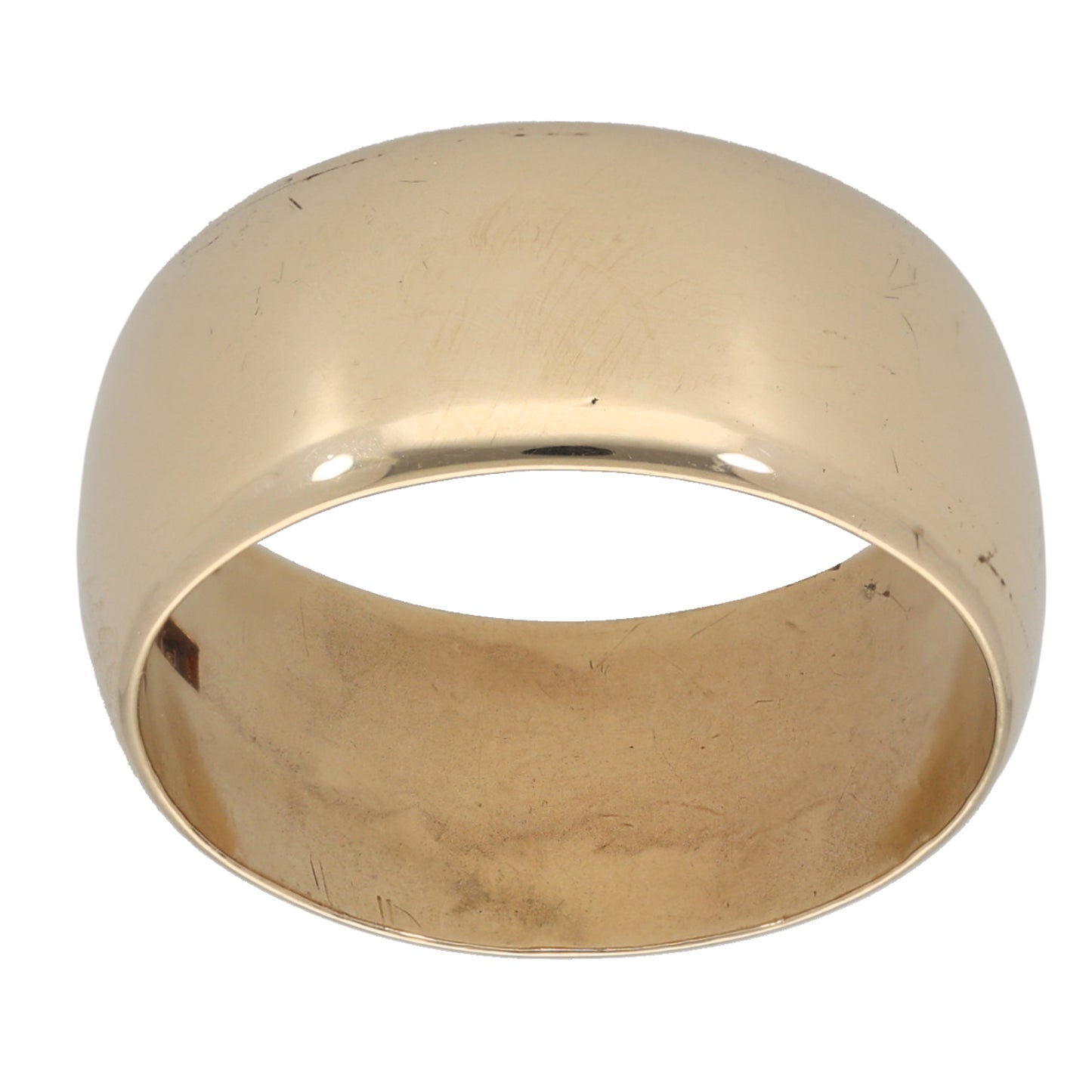 9ct Gold Plain Wedding Ring Size R