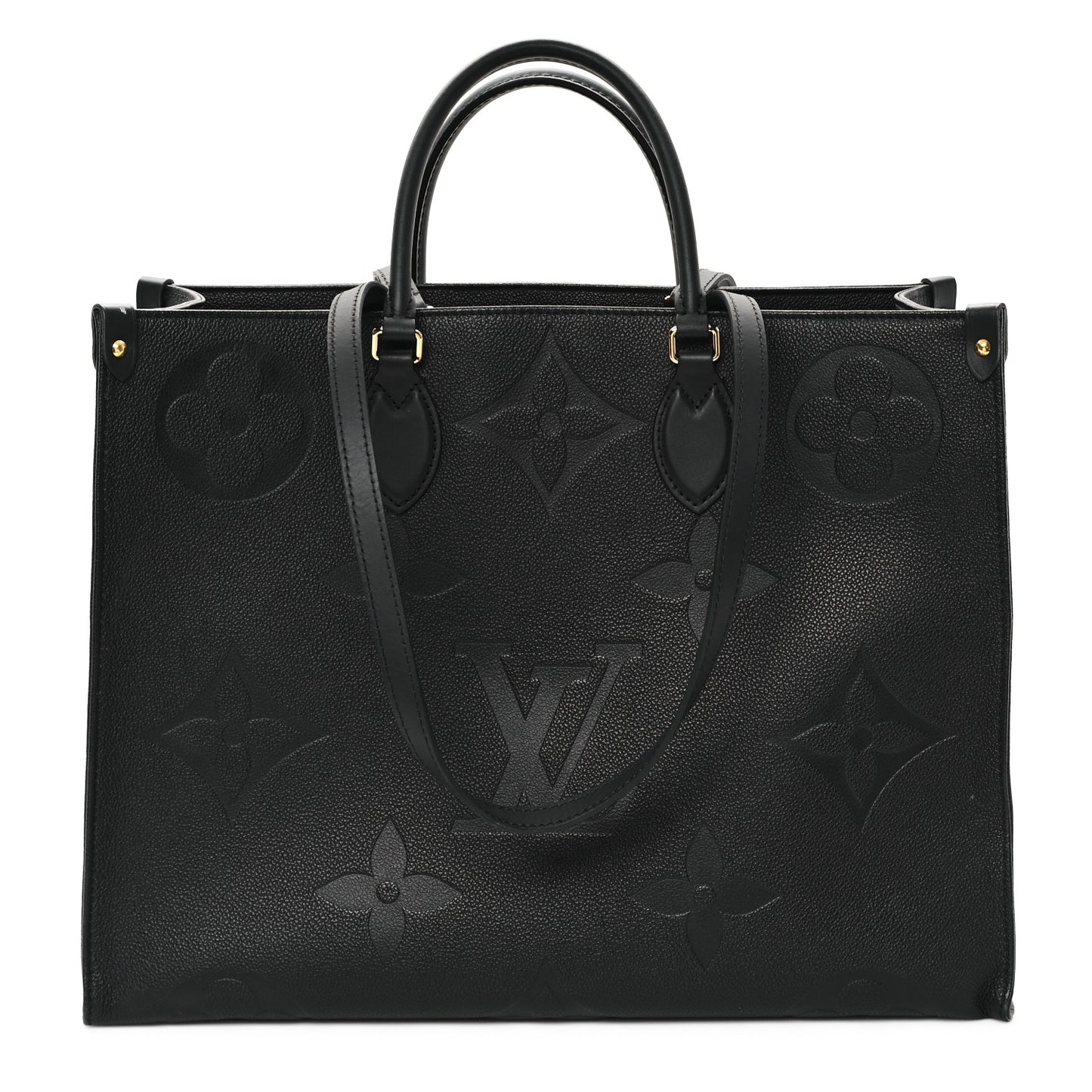 Louis Vuitton OnTheGo GM Monogram Empreinte Leather Bag - Black